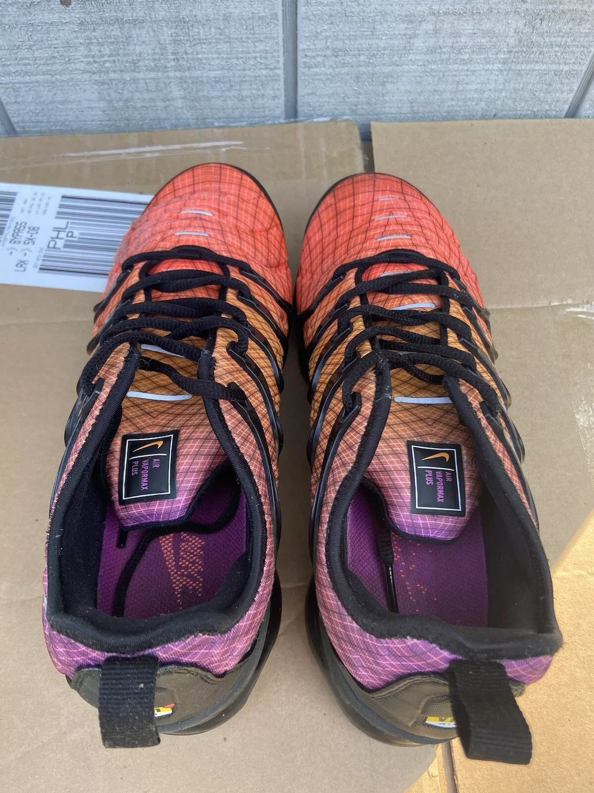 Nike Nike Air VaporMax Plus Grid Sunset Mens Size 9 Size US 9 / EU 42 - 4 Thumbnail