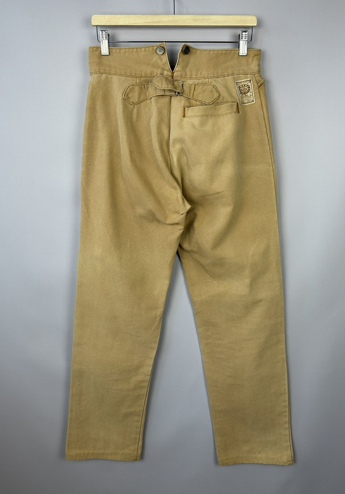 Cowboy Equipment × Vintage Vtg WAH Maker Jeans Size Frontier Buckle Back Button Fly 90s Size US 30 / EU 46 - 6 Thumbnail