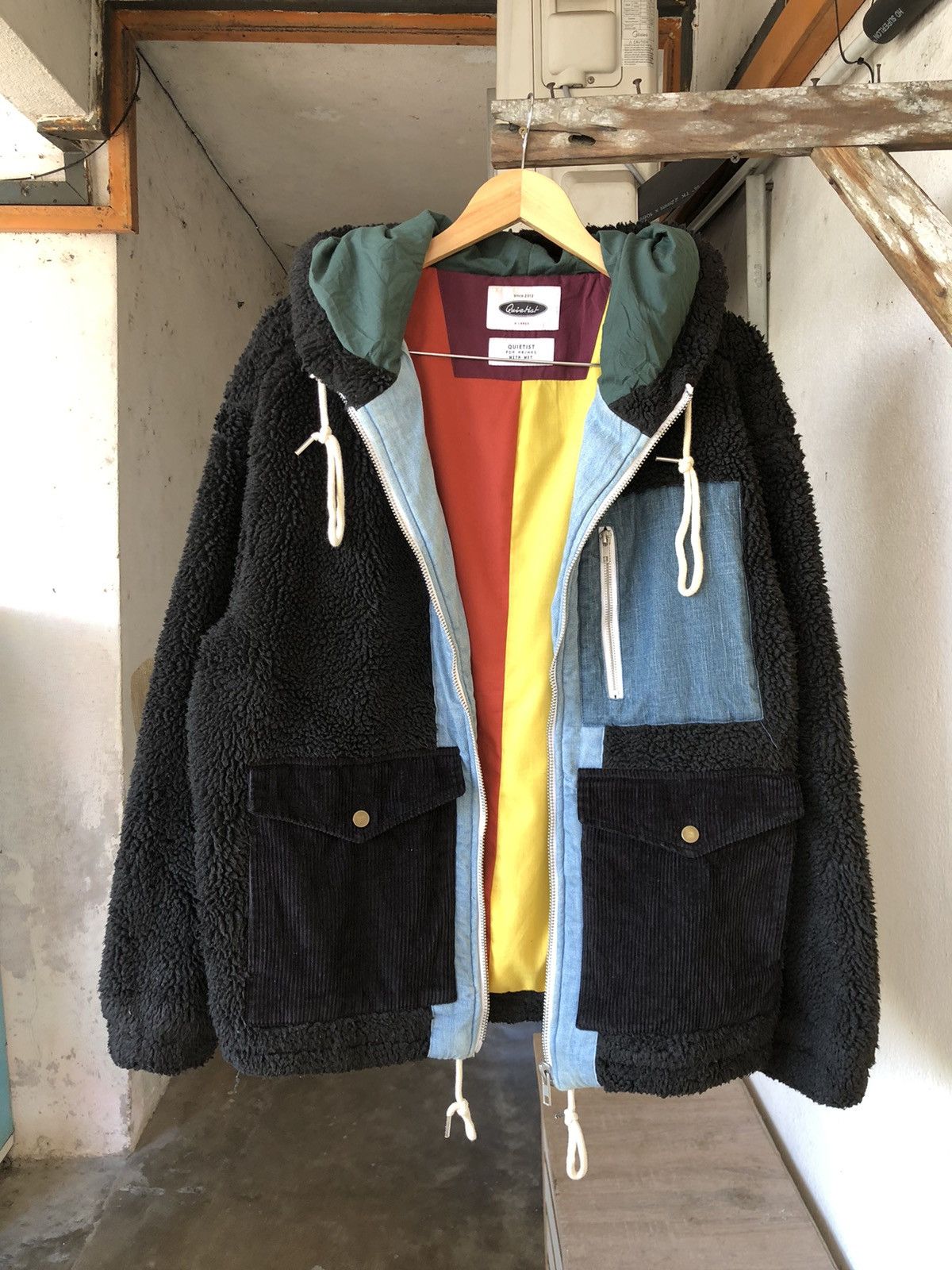 Seditionaries Korean Brands❗️Queitist Fleece Patchwork Like Undercover Size US XL / EU 56 / 4 - 22 Thumbnail