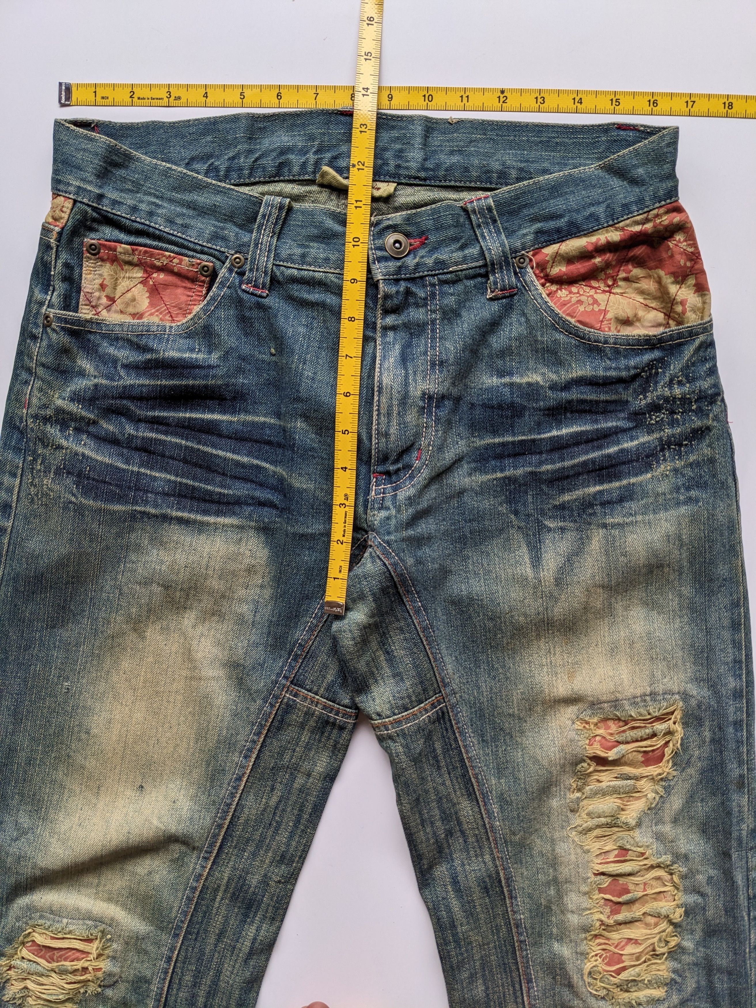 If Six Was Nine × Le Grande Bleu (L.G.B.) GUMU International japanese floral patchwork Size US 33 - 9 Thumbnail