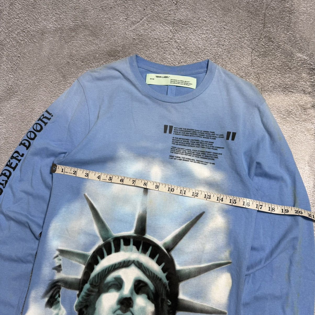 Off-White Off-White Statue Of Liberty Light Blue Long Sleeve Size US XS / EU 42 / 0 - 8 Thumbnail