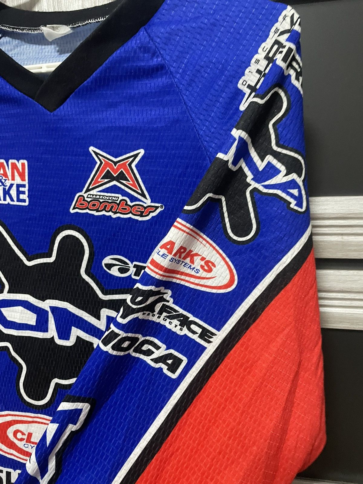 Vintage Vintage 90s KoNa Bio Racer Cycling Jersey Tioga Clark Fox Size US L / EU 52-54 / 3 - 4 Thumbnail