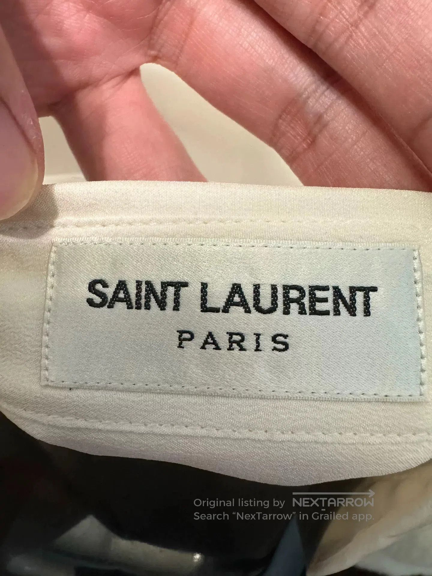 Saint Laurent Paris Saint Laurent Runway Silk Shirt. Size XS / US 0-2 / IT 36-38 - 2 Thumbnail