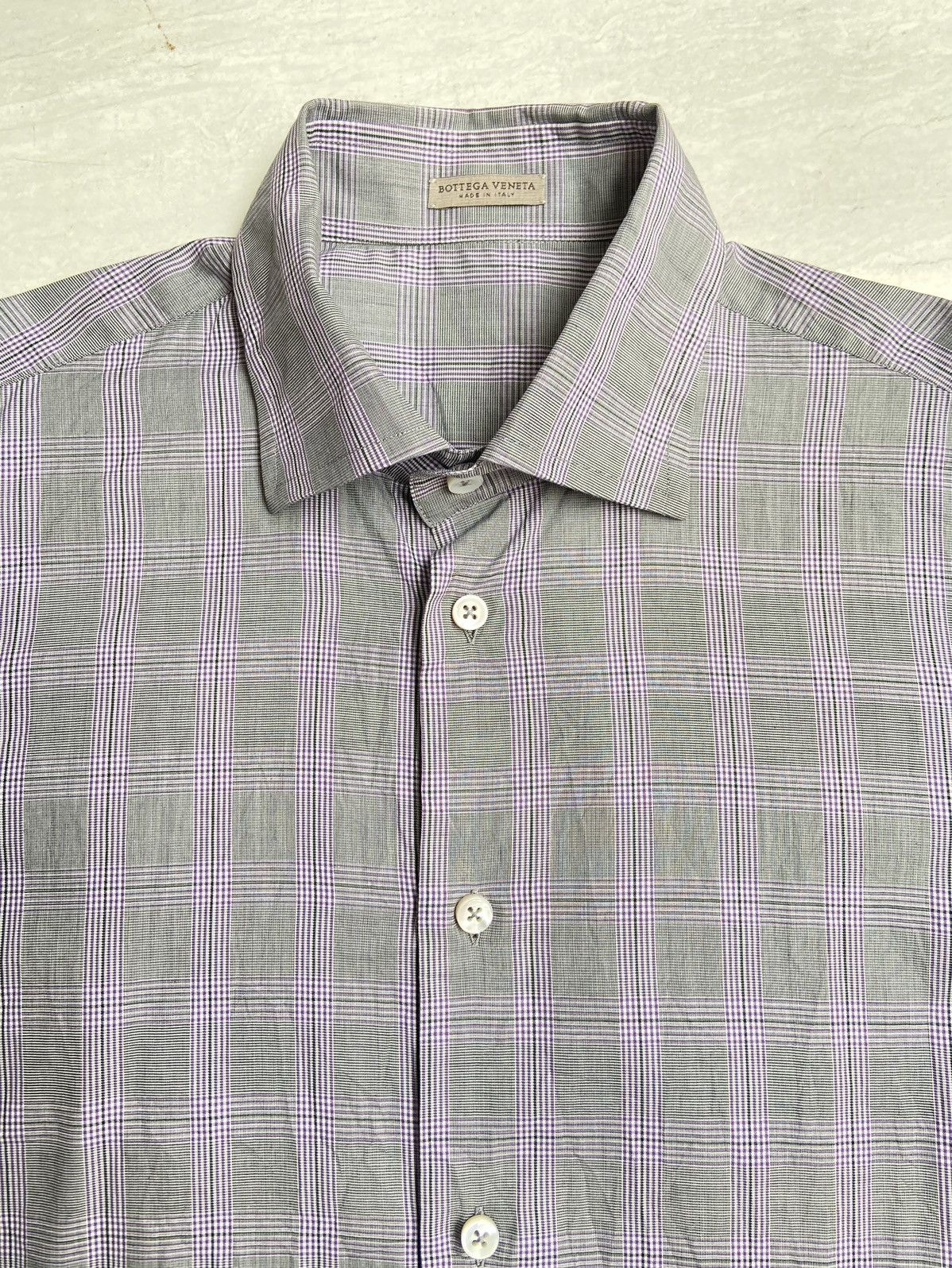 Bottega Veneta BOTTEGA VENETA Plaid Shirt Size US S / EU 44-46 / 1 - 4 Thumbnail
