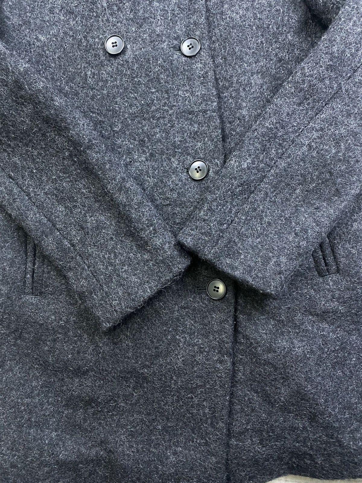 Designer × Uniqlo × Vintage Vtg Uniqlo X Ines De La Fressange Paris Wool Jacket Coat Size US S / EU 44-46 / 1 - 9 Thumbnail
