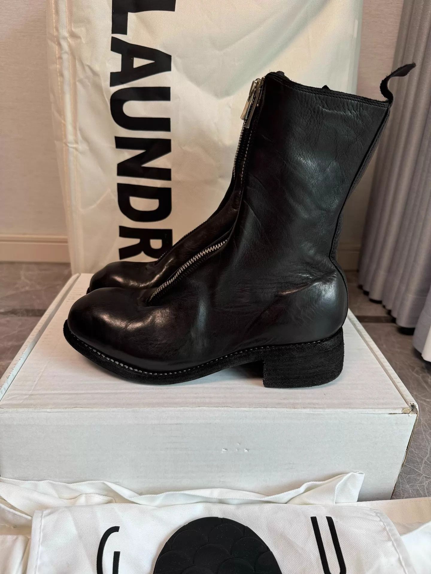 Guidi Guidi PL2 Black 37 Horse Leather Size US 6.5 / IT 36.5 - 1 Thumbnail
