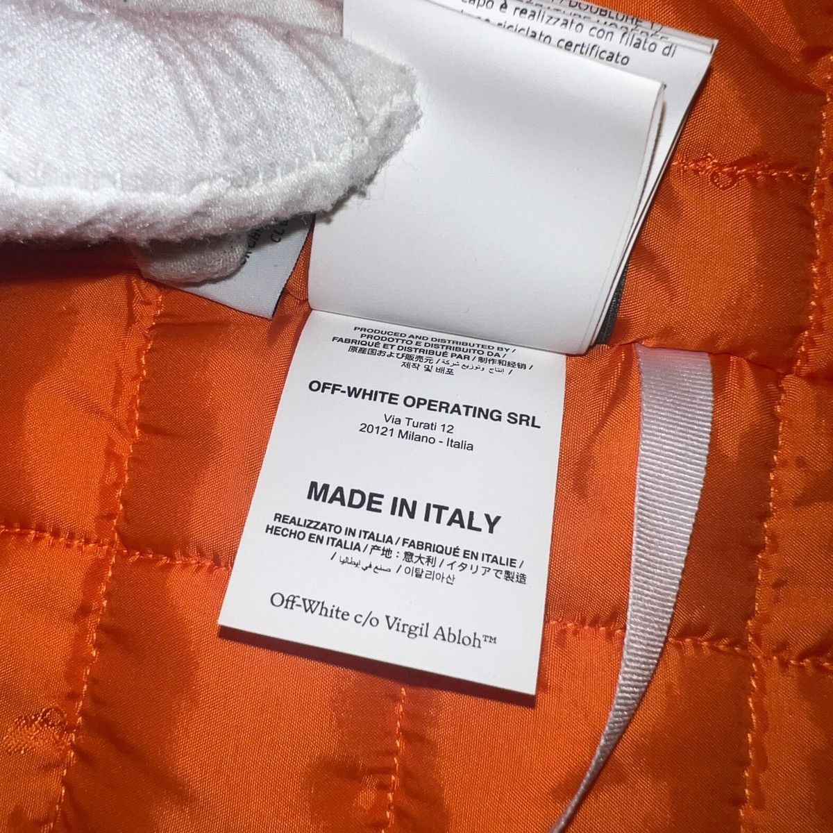 Off-White OFF-WHITE Virgil Abloh Flannel Hooded Padded Jacket Size US L / EU 52-54 / 3 - 14 Thumbnail