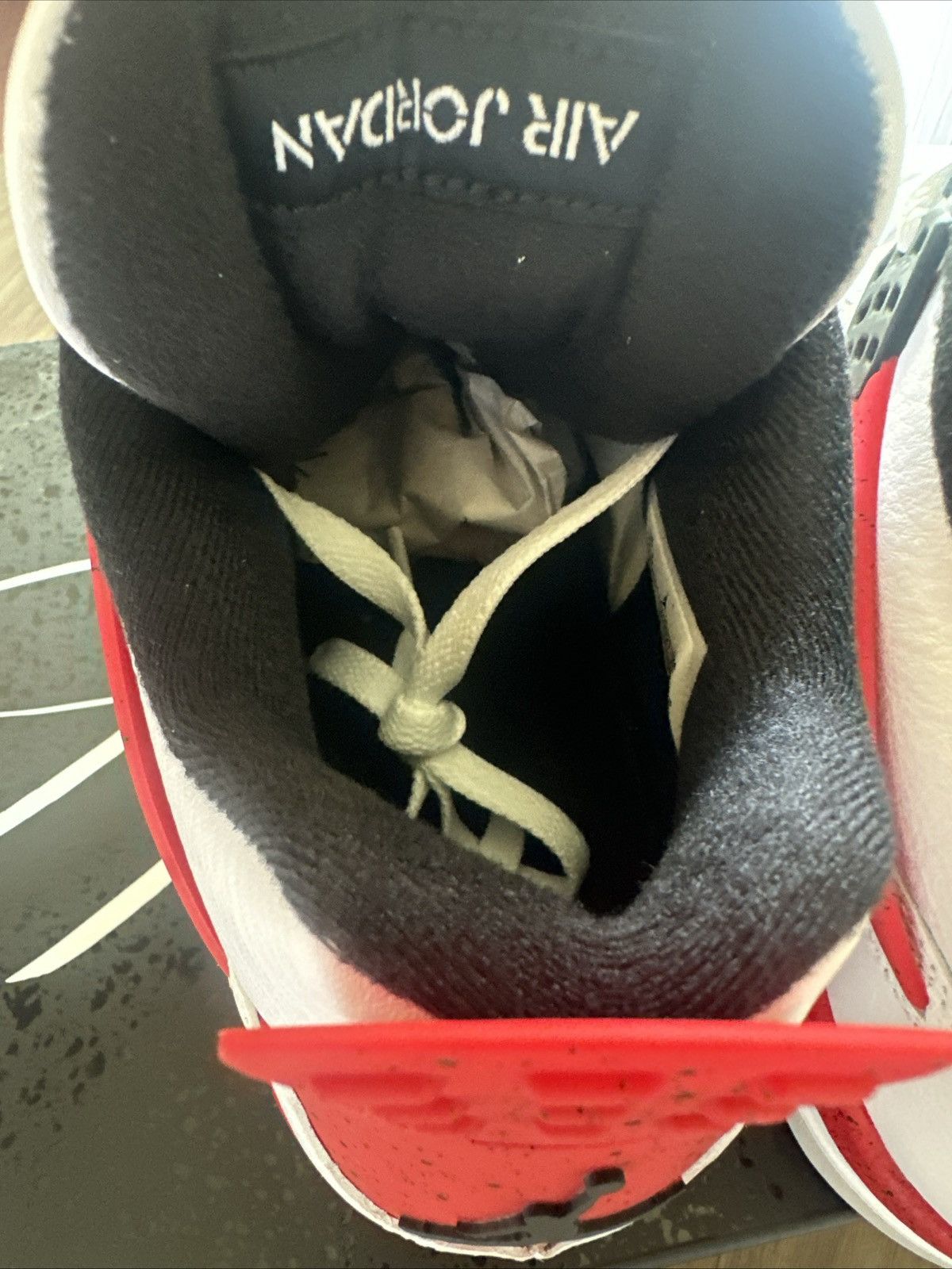 Jordan Brand × Nike Air Jordan 4 Retro Red Cement DH6927-161 Size 11.5 Size US 11.5 / EU 44-45 - 6 Thumbnail