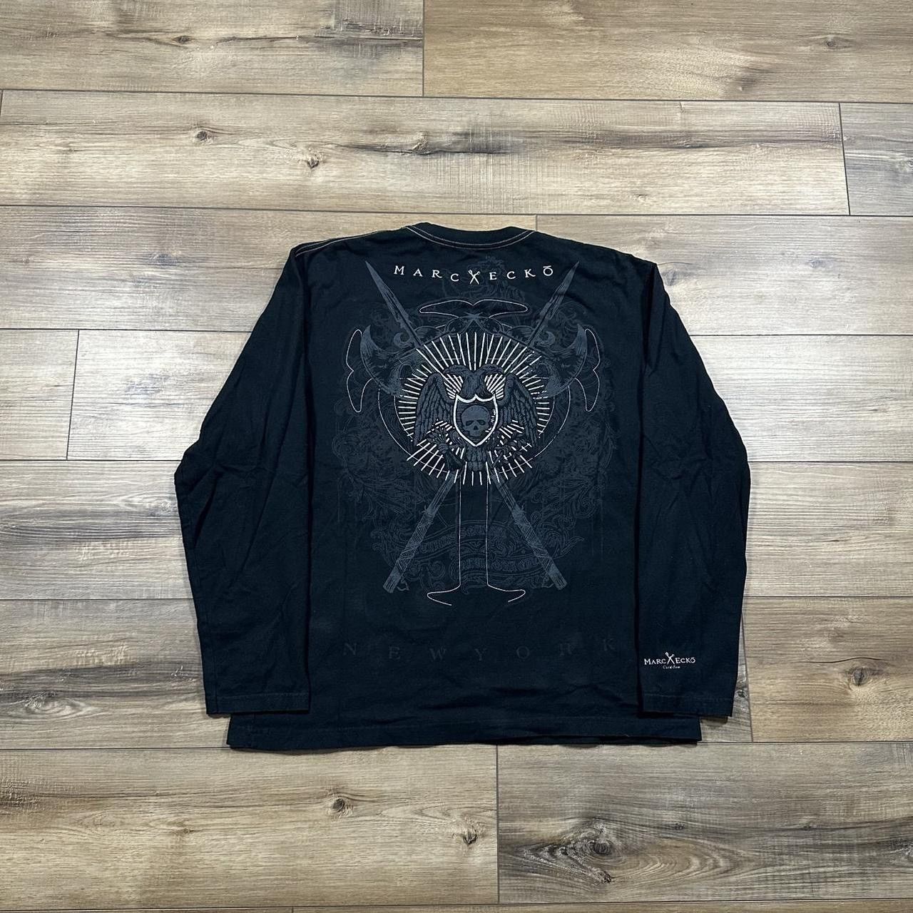 Marc Ecko Vintage 2000s Y2K Marc Ecko Long Sleeve Grunge Tee Size US XL / EU 56 / 4 - 4 Thumbnail