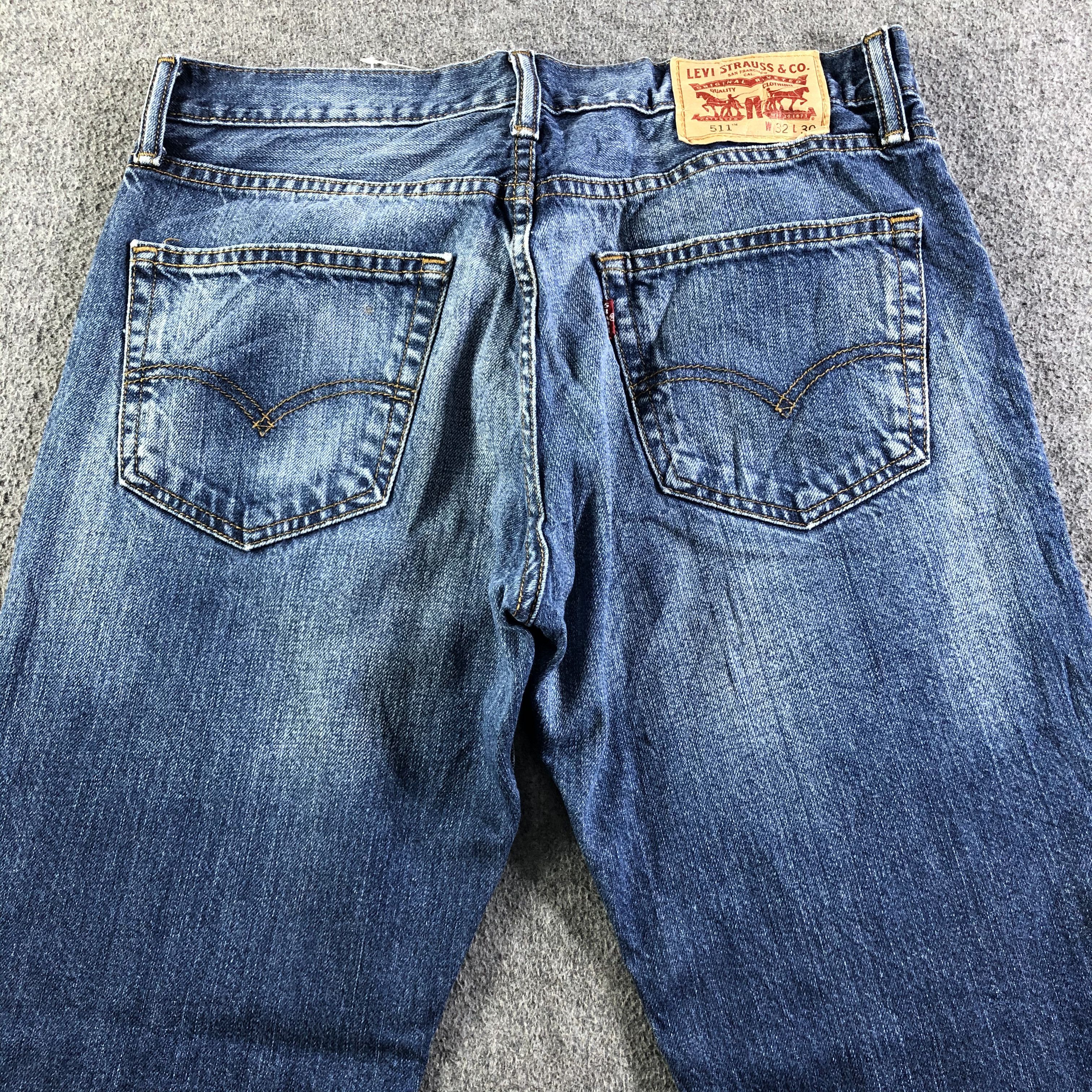 Levi's Vintage Blue Wash Levis 511 Jeans-J4260 Size US 32 / EU 48 - 4 Thumbnail