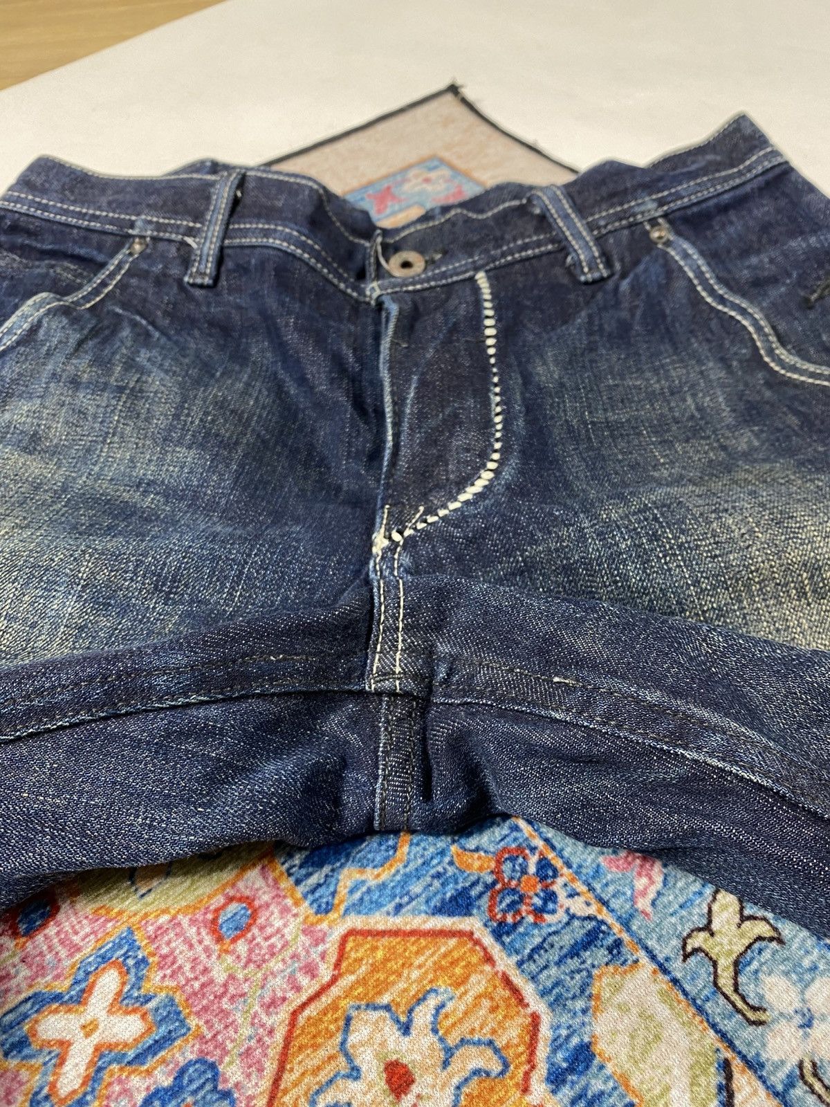 Japanese Brand One gravity selvedge carpenter jeans Size US 32 / EU 48 - 9 Thumbnail