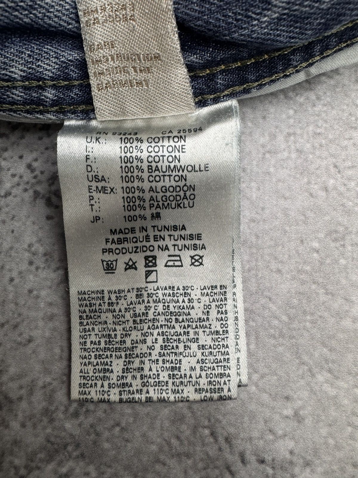 Diesel Diesel Men Vintage Cotton Denim Jeans Blue Size M Size US 32 / EU 48 - 9 Thumbnail