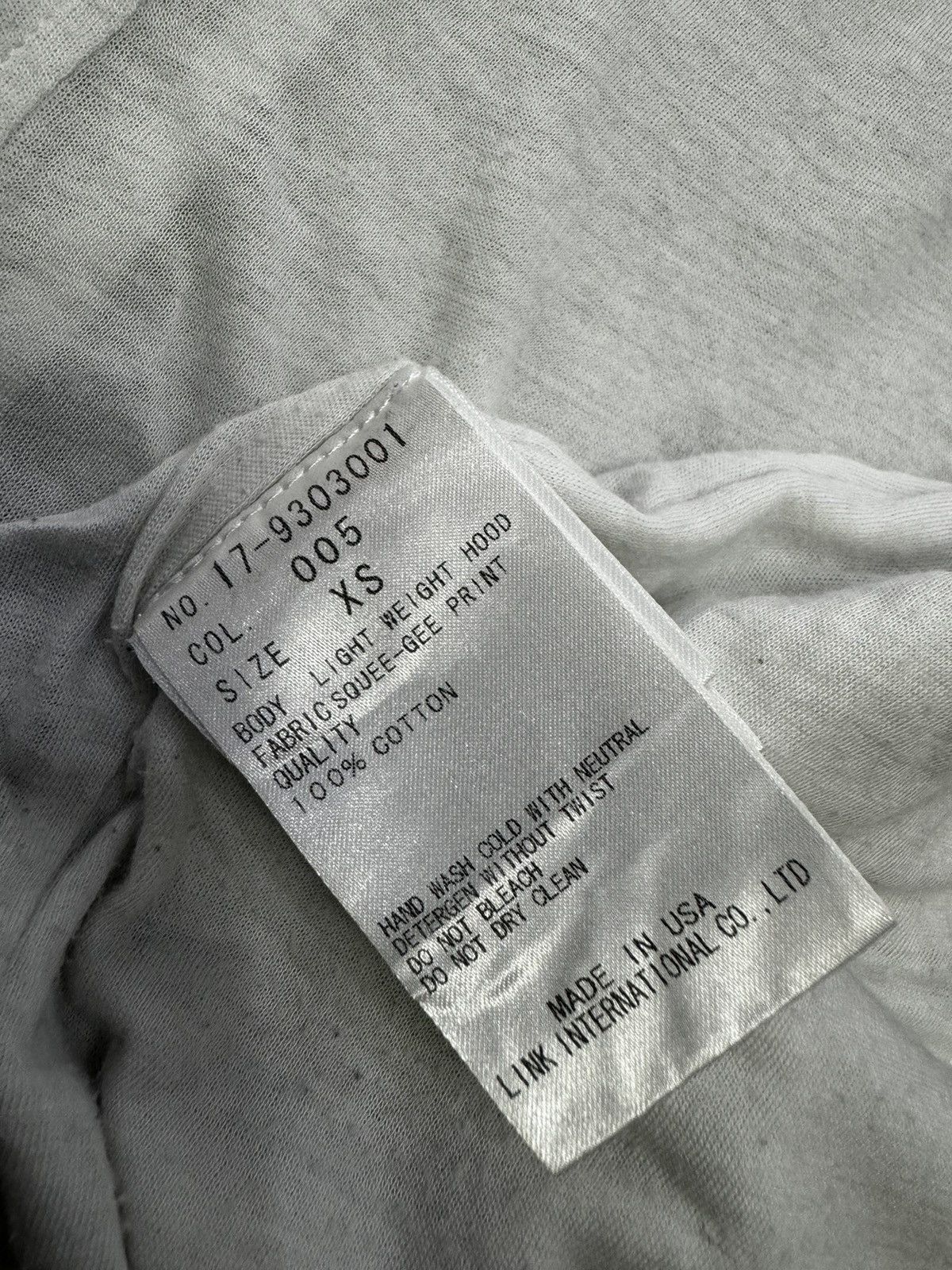 Helmut Lang HELMUT LANG SQUEE-GEE PRINT LIGHT WEIGHT HOODIE ZIPPER Size US XS / EU 42 / 0 - 16 Thumbnail