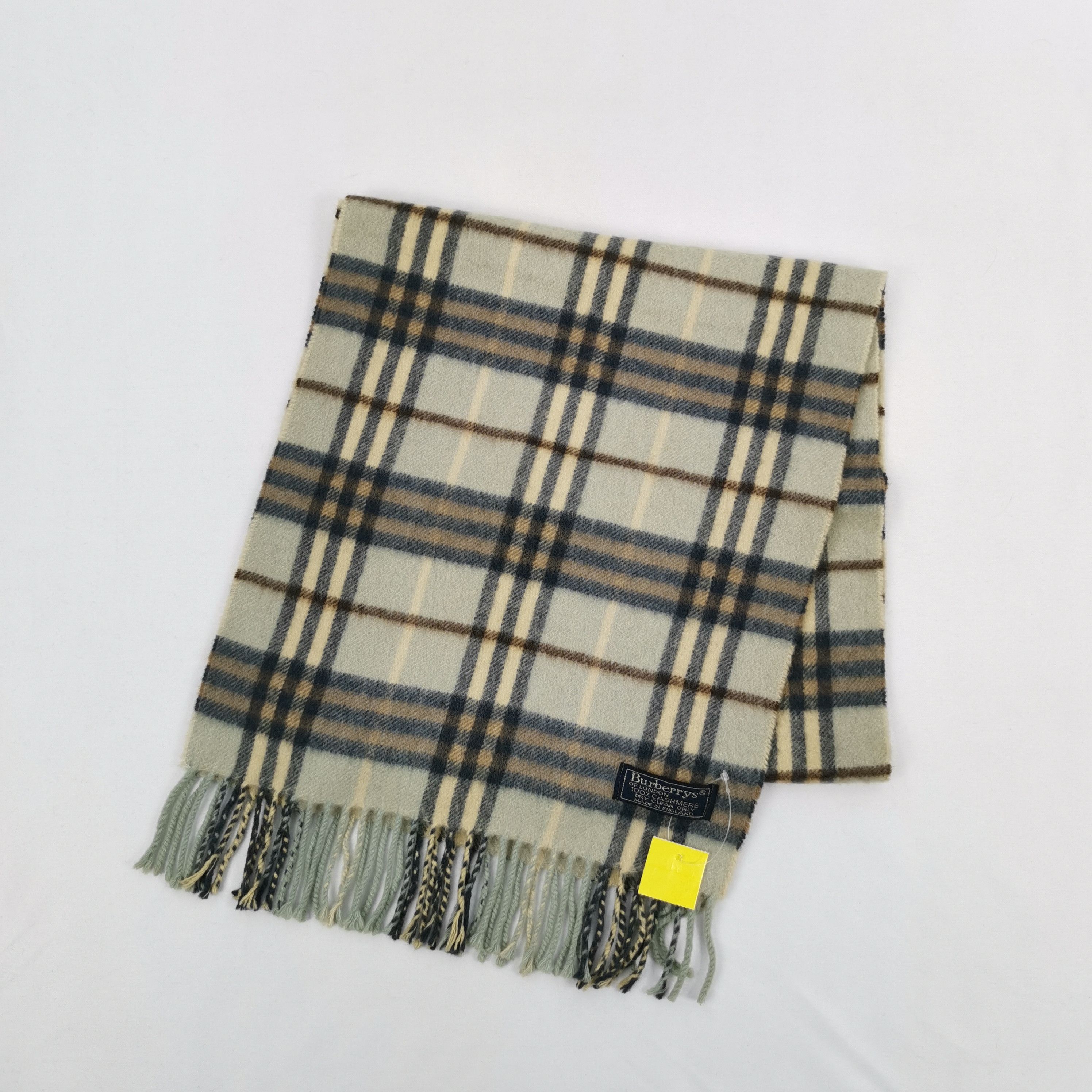 Burberry Vintage Wool Scarf Winter Scarves 56789 Size ONE SIZE - 3 Thumbnail