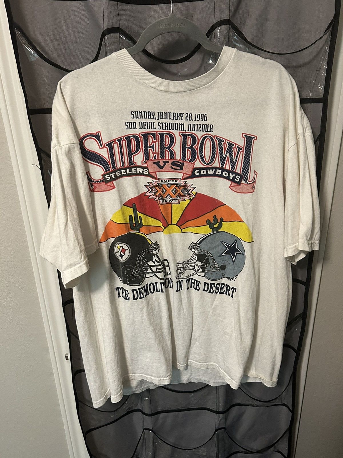 NFL × Vintage Vintage Super Bow Tee Size US XL / EU 56 / 4 - 1 Thumbnail