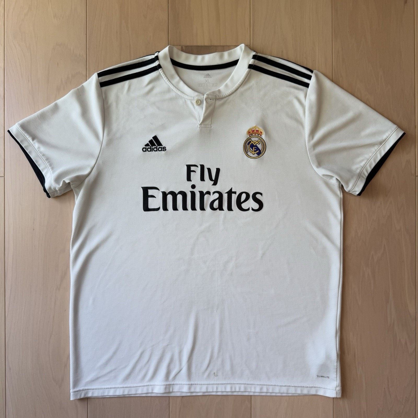 Adidas Real Madrid Jersey XL WhiteAdidas Sportswear Ronaldo Soccer Size US XL / EU 56 / 4 - 2 Thumbnail