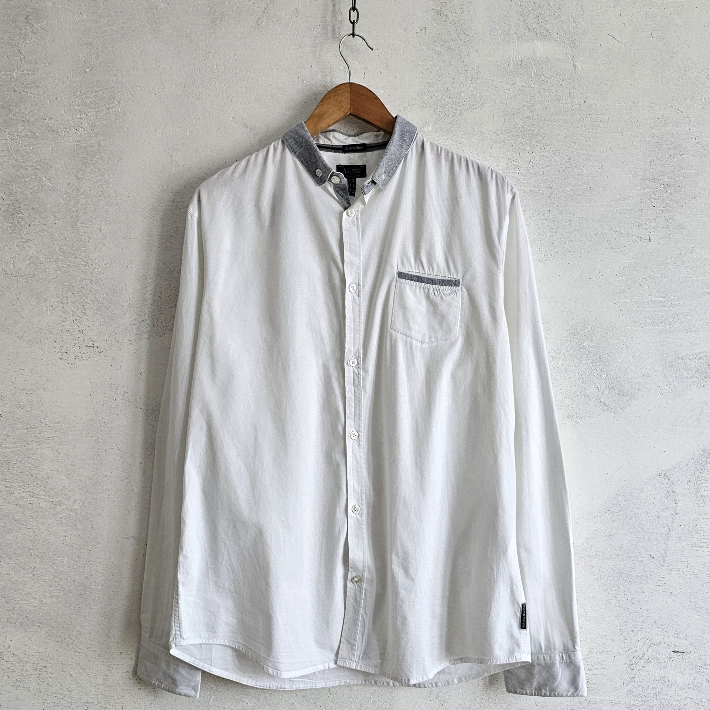 Armani Armani vintage shirt Size US XL / EU 56 / 4 - 1 Thumbnail