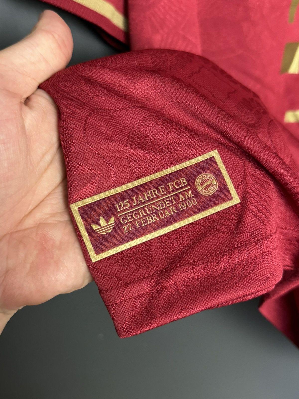Adidas New Bayern Munchen Anniversary 125 Musiala Football Jersey Size L / US 10 / IT 46 - 6 Thumbnail