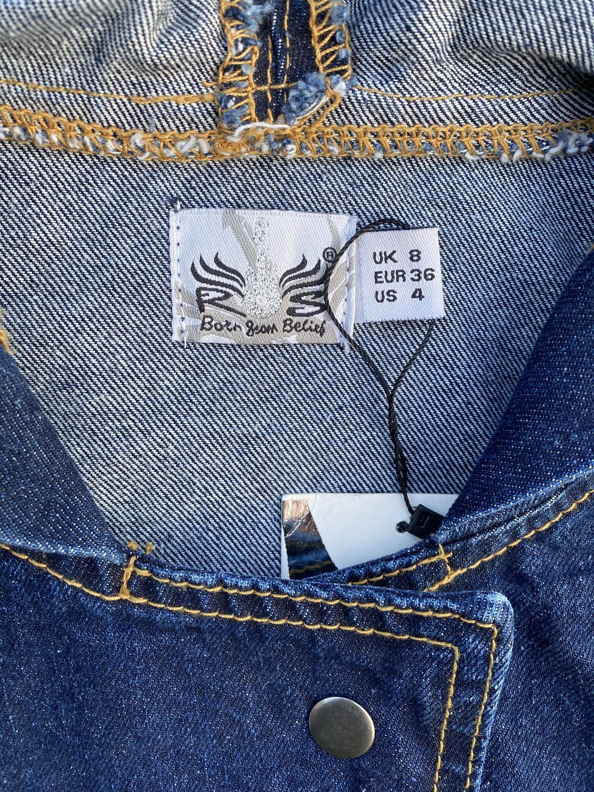 Vintage Jeans jacket Size XS / US 0-2 / IT 36-38 - 2 Thumbnail