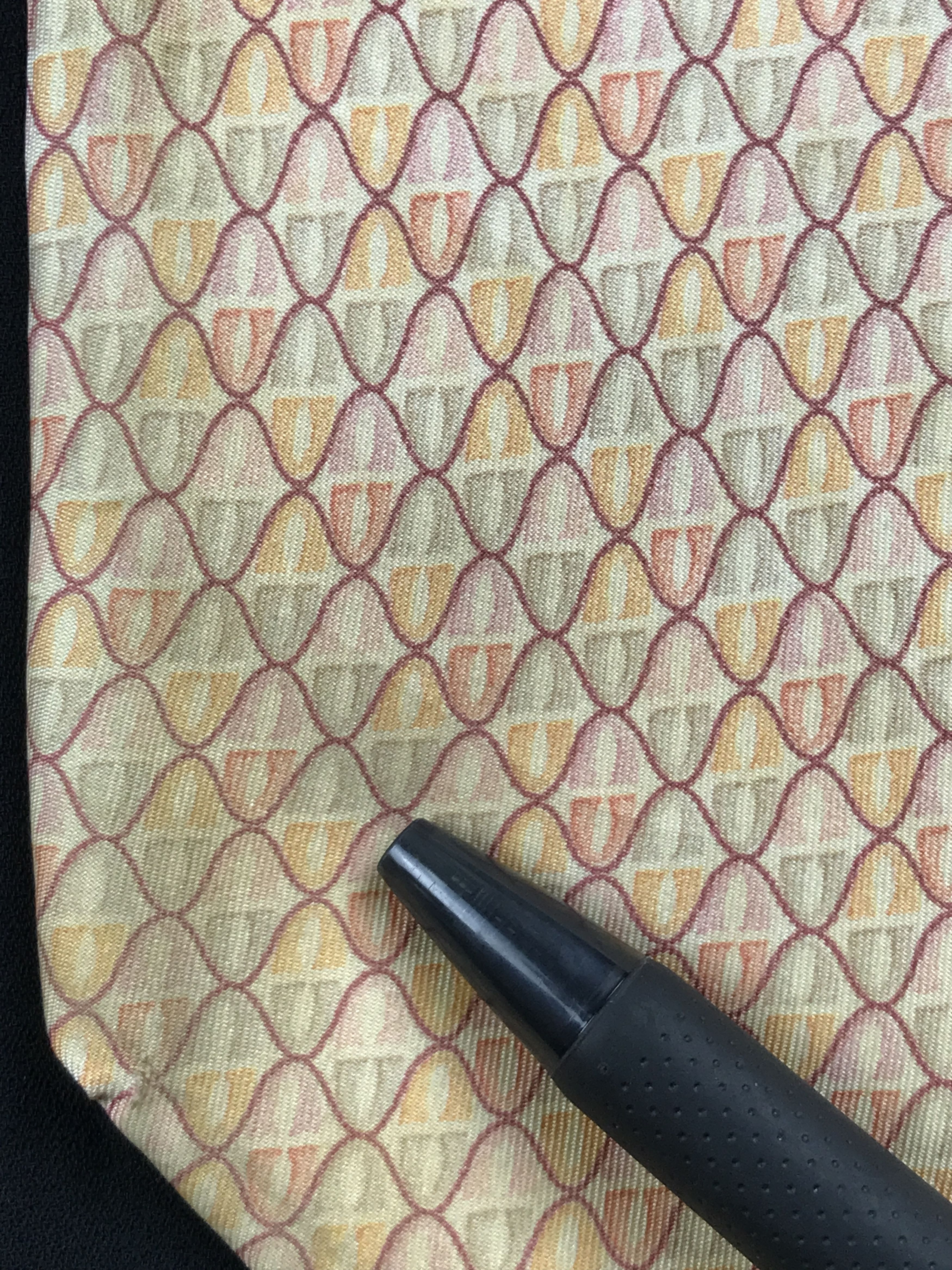 Designer × Lancel × Vintage Vintage Lancel Silk Necktie Size ONE SIZE - 10 Thumbnail