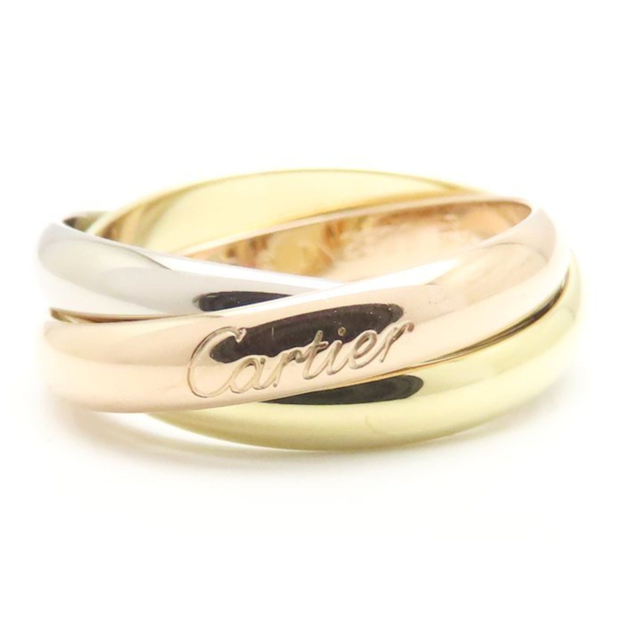 Cartier CARTIER Trinity Ring, Size #57, 18K Three-Color Gold, Women's, B4234200 295228 Size ONE SIZE - 1 Thumbnail