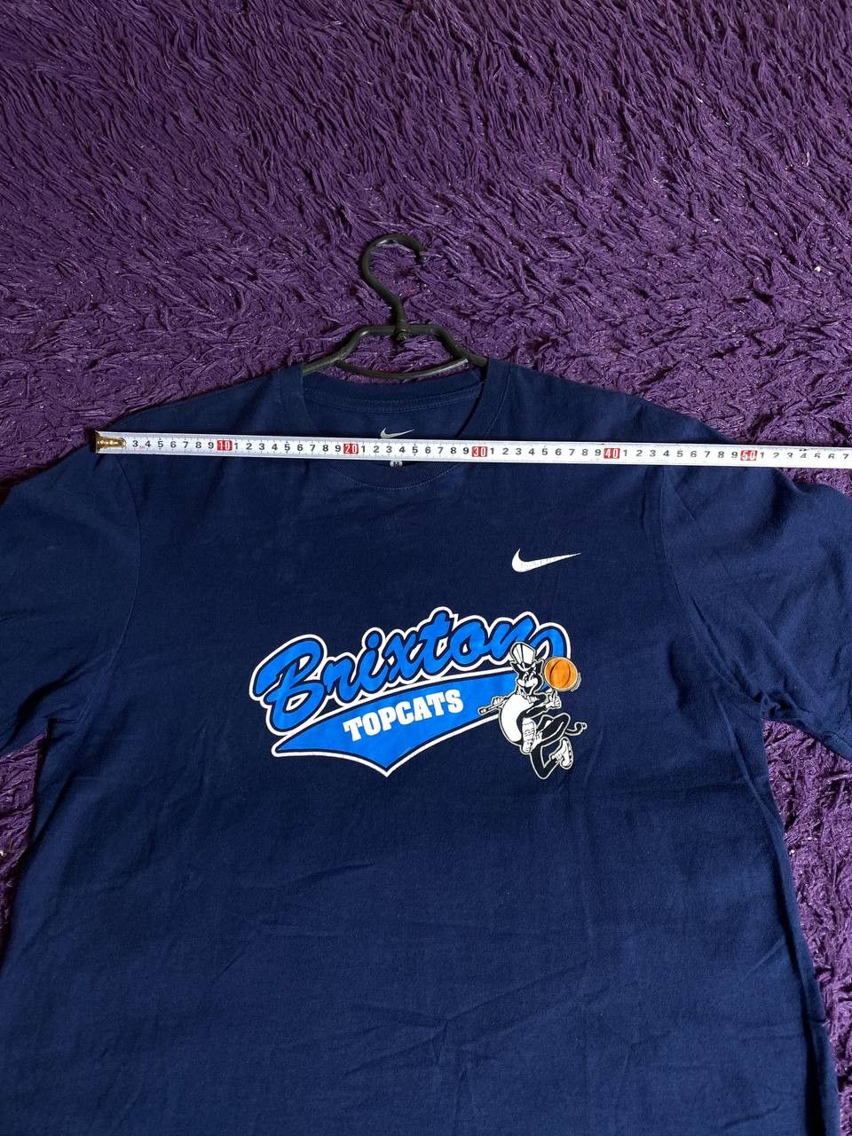 Nike × Vintage 90s Nike Central Swoosh Vintage Y2K Oversized Retro T-Shirt Size US M / EU 48-50 / 2 - 15 Thumbnail