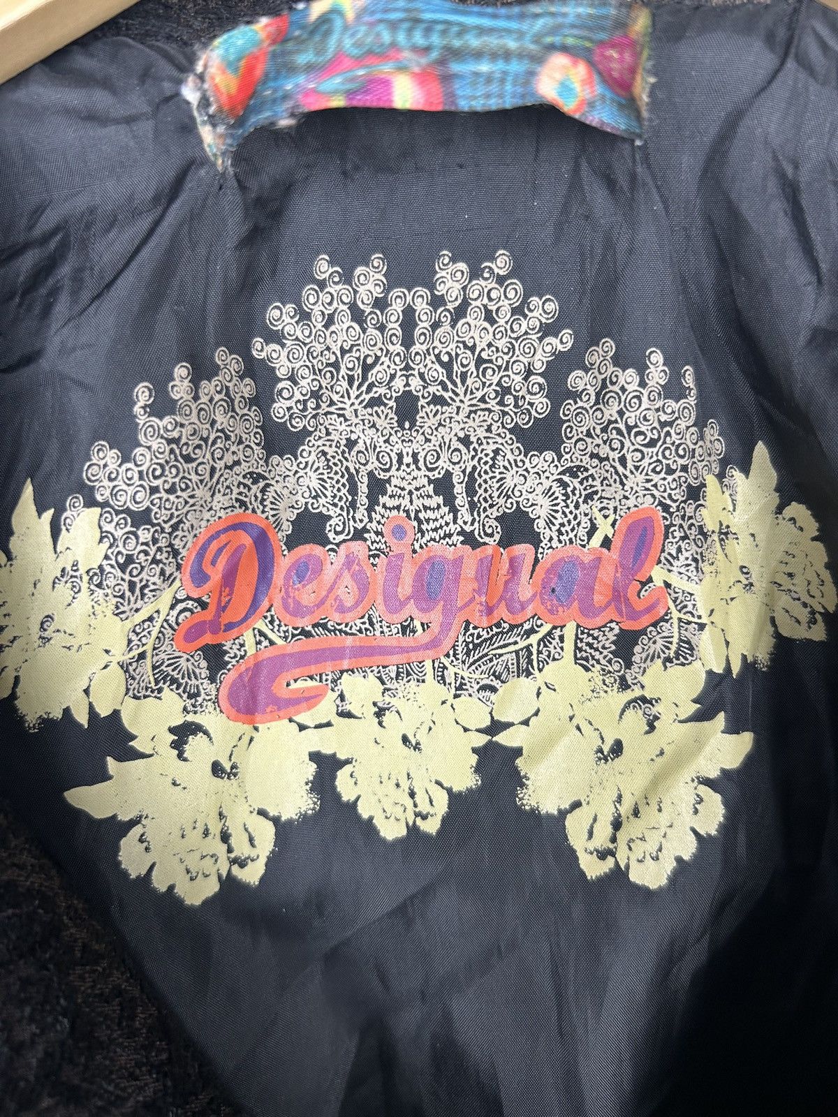 Desigual Desigual Ladies Coat Snake Pattern Y2K Women’s Size 46 Black Size XL / US 12-14 / IT 48-50 - 16 Thumbnail