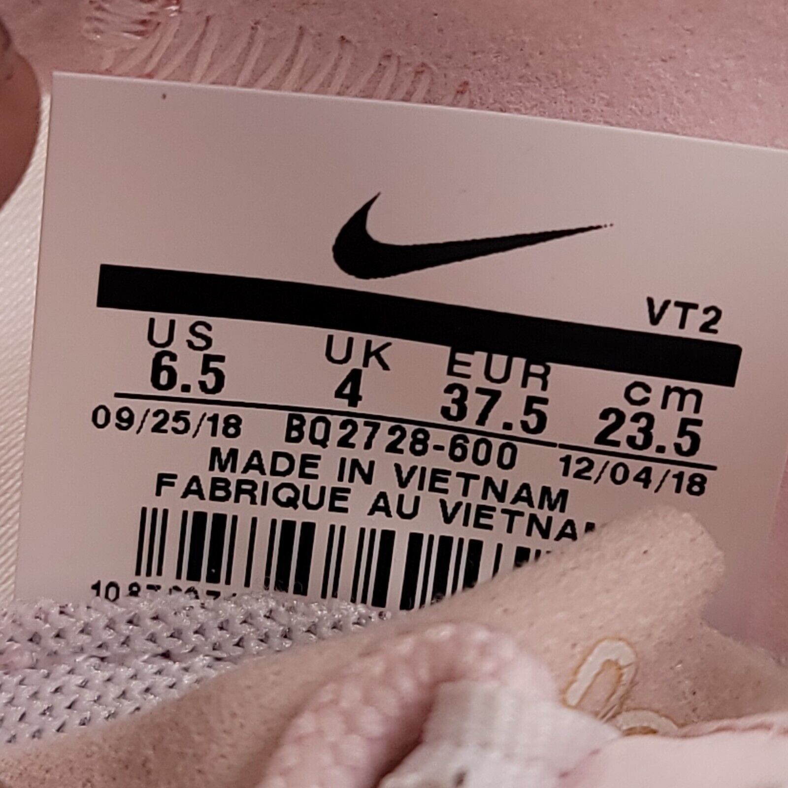 Nike Nike React Element 55 Shoe Womens Size 6.5 BQ2728-600 Pink Size US 6.5 / IT 36.5 - 7 Thumbnail