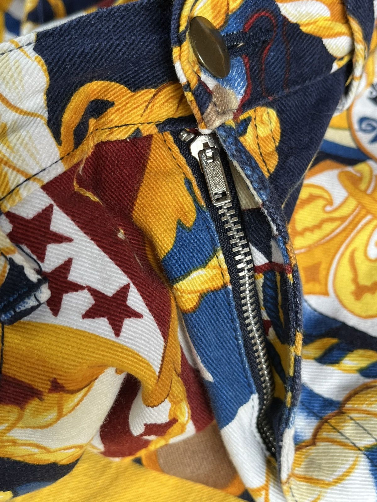 Vintage ITALIAN DESIGNER - BEPPE SPADACINI - TROPICAL PANTS Size US 26 / EU 42 - 12 Thumbnail
