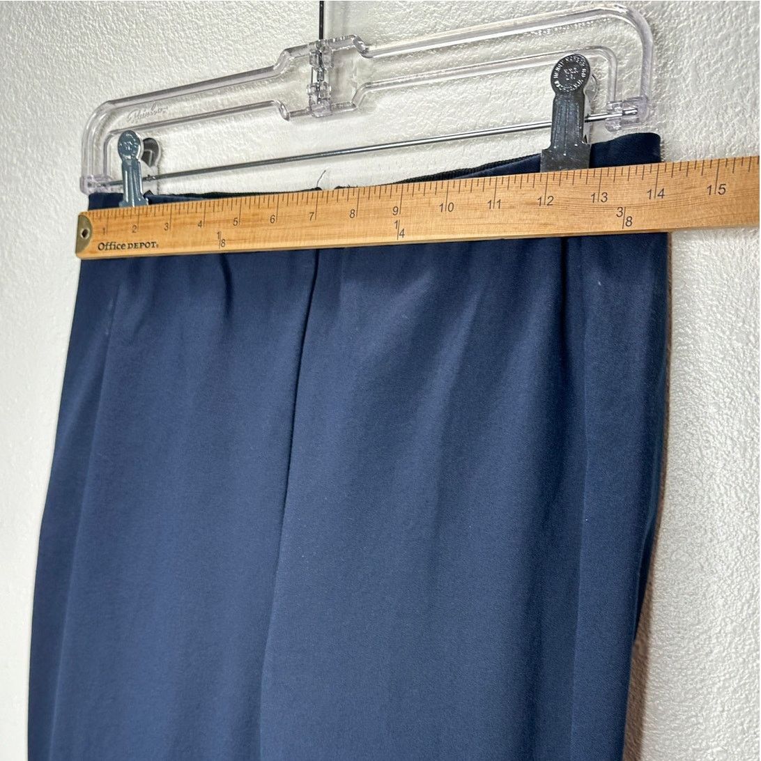 Rag & Bone rag & bone Navy Blue Stretch Back Zip High Waist Trouser 8 Size 30" / US 8 / IT 44 - 11 Thumbnail
