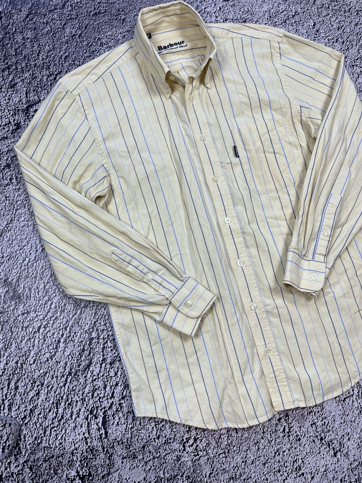 Barbour Barbour Mens Long Sleeve Striped Shirt Size US M / EU 48-50 / 2 - 2 Thumbnail