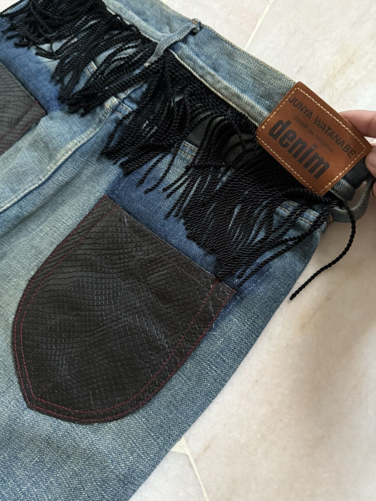 Comme des Garcons Junya watanabe Comme des garcons Patchwork pants Size US 30 / EU 46 - 7 Thumbnail