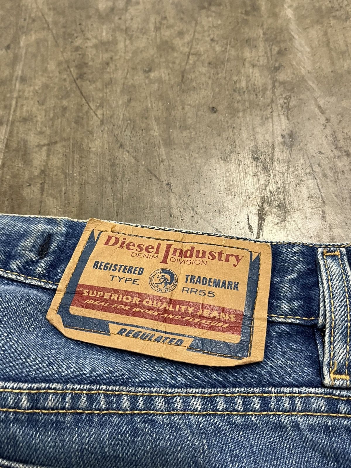 Diesel × Vintage Diesel vintage baggy fit denim skater hype rare streetwear Size US 34 / EU 50 - 8 Thumbnail