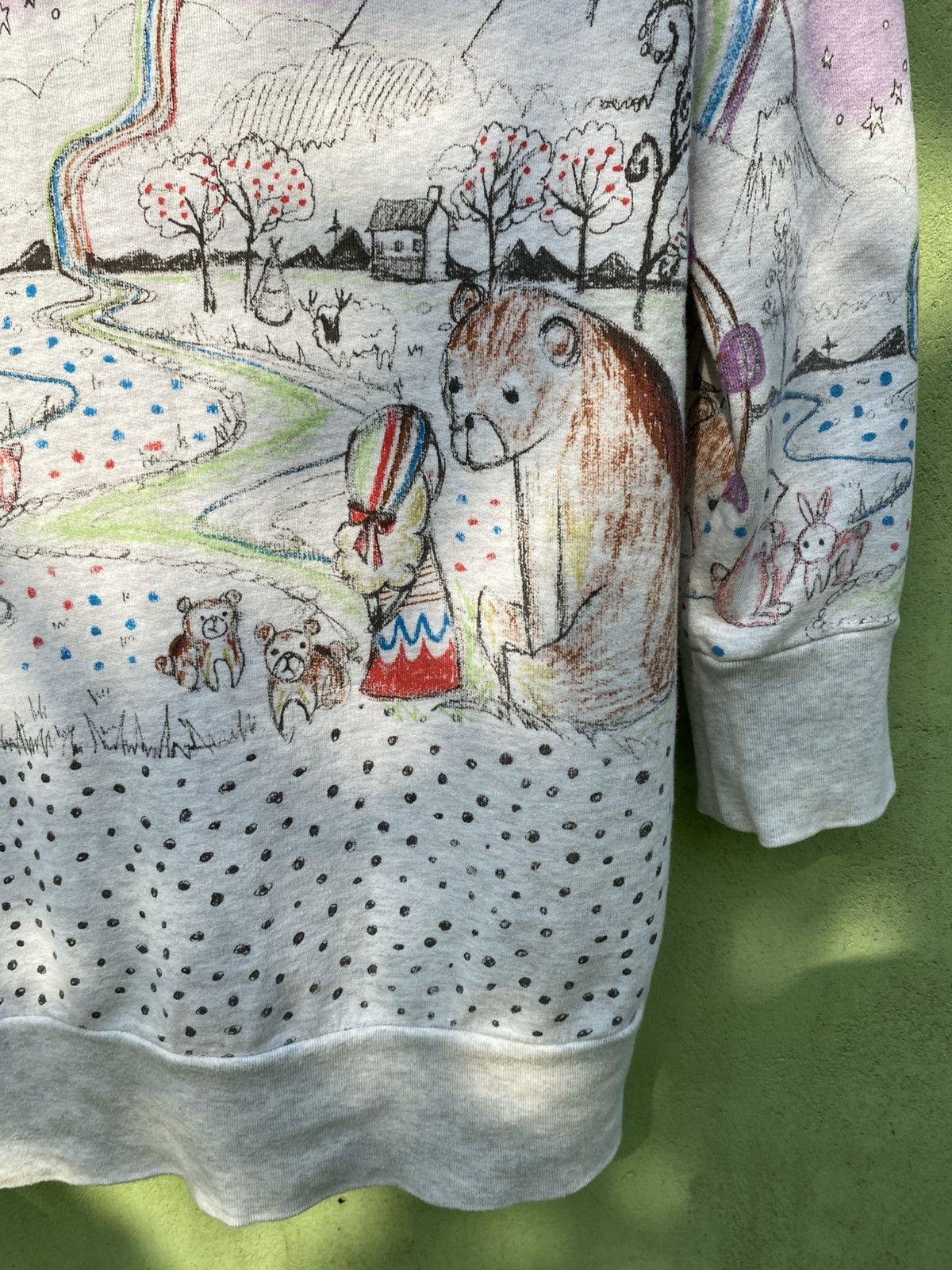 Japanese Brand Scolar Dreamscape Art Graphic Hoodie Fairy Tale Illustration Size M / US 6-8 / IT 42-44 - 12 Thumbnail