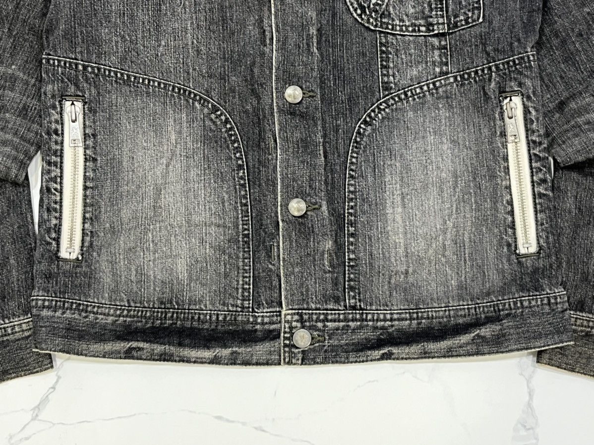 R.Newbold R.Newbold Ace Cafe London collaboration black denim jacket Size US L / EU 52-54 / 3 - 4 Thumbnail