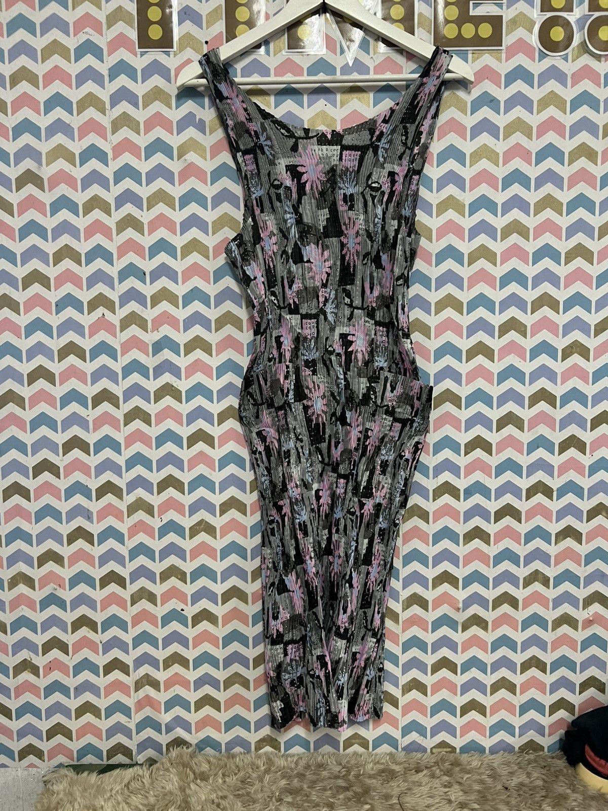 Issey Miyake Issey Miyake Pleatse Pleatse Apron Dress Size M / US 6-8 / IT 42-44 - 1 Thumbnail