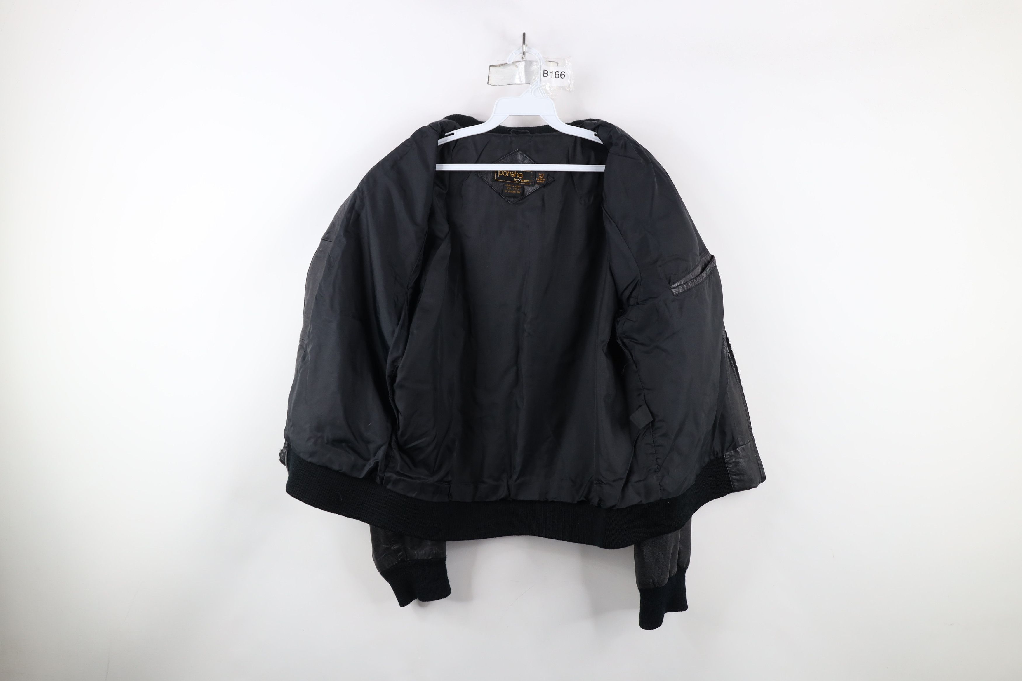 Vintage Vintage 80s 90s Streetwear Leather Cafe Racer Bomber Jacket Size US XXL / EU 58 / 5 - 9 Thumbnail