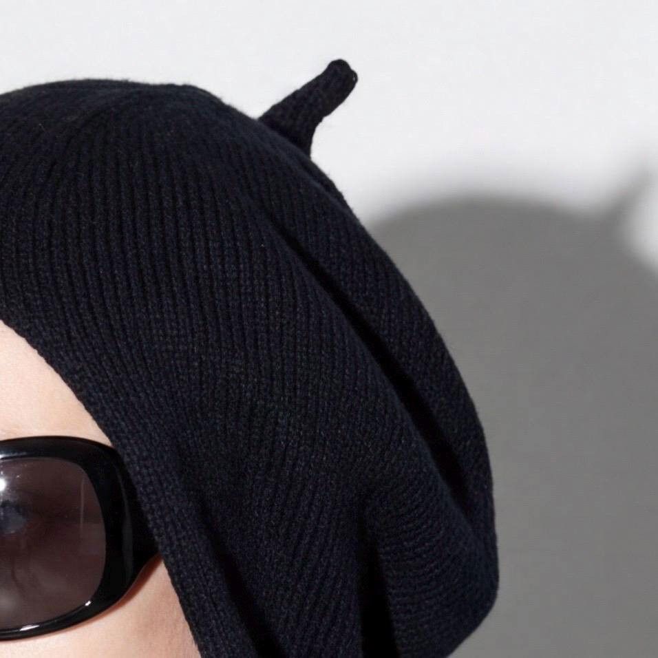 Cop Copine The Cop Copine “Couture” Beret Knitted Hooded Cardigan Size ONE SIZE - 2 Thumbnail