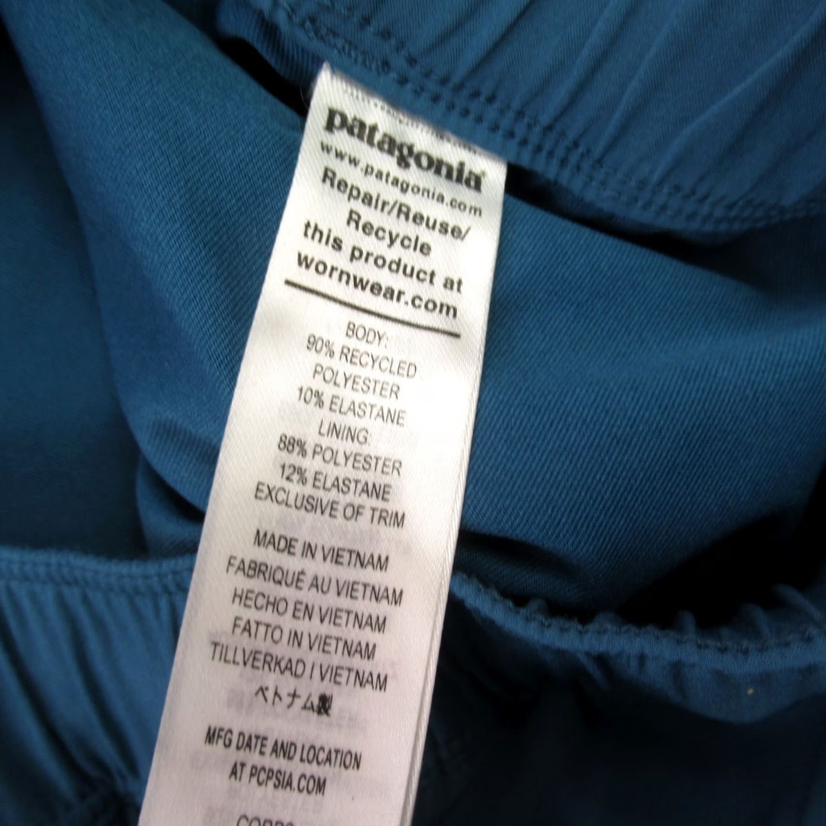 Patagonia Patagonia Skirt Womens XS Lightweight Outdoor Blue Midi Flare Pockets Logo Knit Polyester Regular Shirt/Skirt? Size 26" / US 2 / IT 38 - 4 Thumbnail
