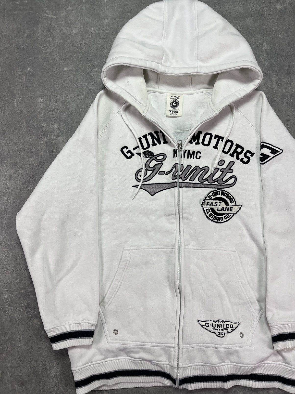 G-Unit G-Unit Motors Big Logo Baggy Zip Hoodie XL XXL Swag 50 Cent Size US XL / EU 56 / 4 - 3 Thumbnail
