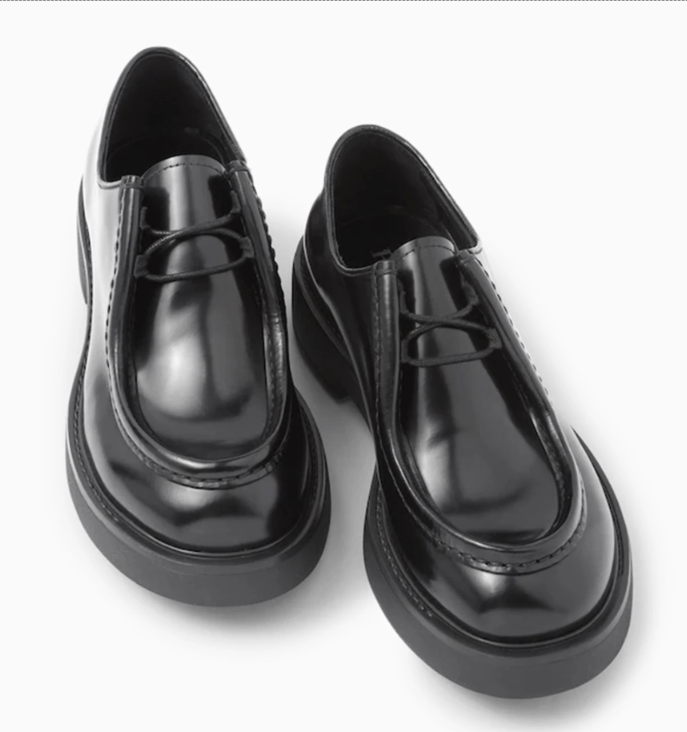 Prada PRADA Opaque Brushed Leather Lace-up Shoes Size US 10.5 / EU 43-44 - 2 Thumbnail