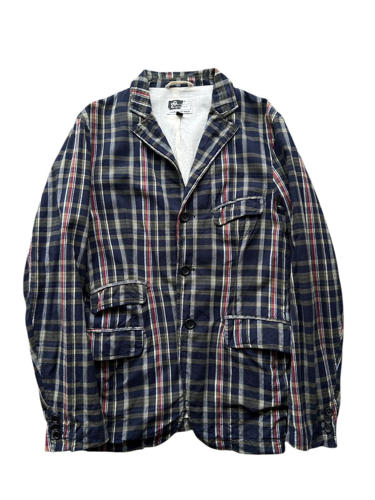 Engineered Garments 🔥 Engineered Garments Plaid Check Jacket Size US S / EU 44-46 / 1 - 8 Thumbnail