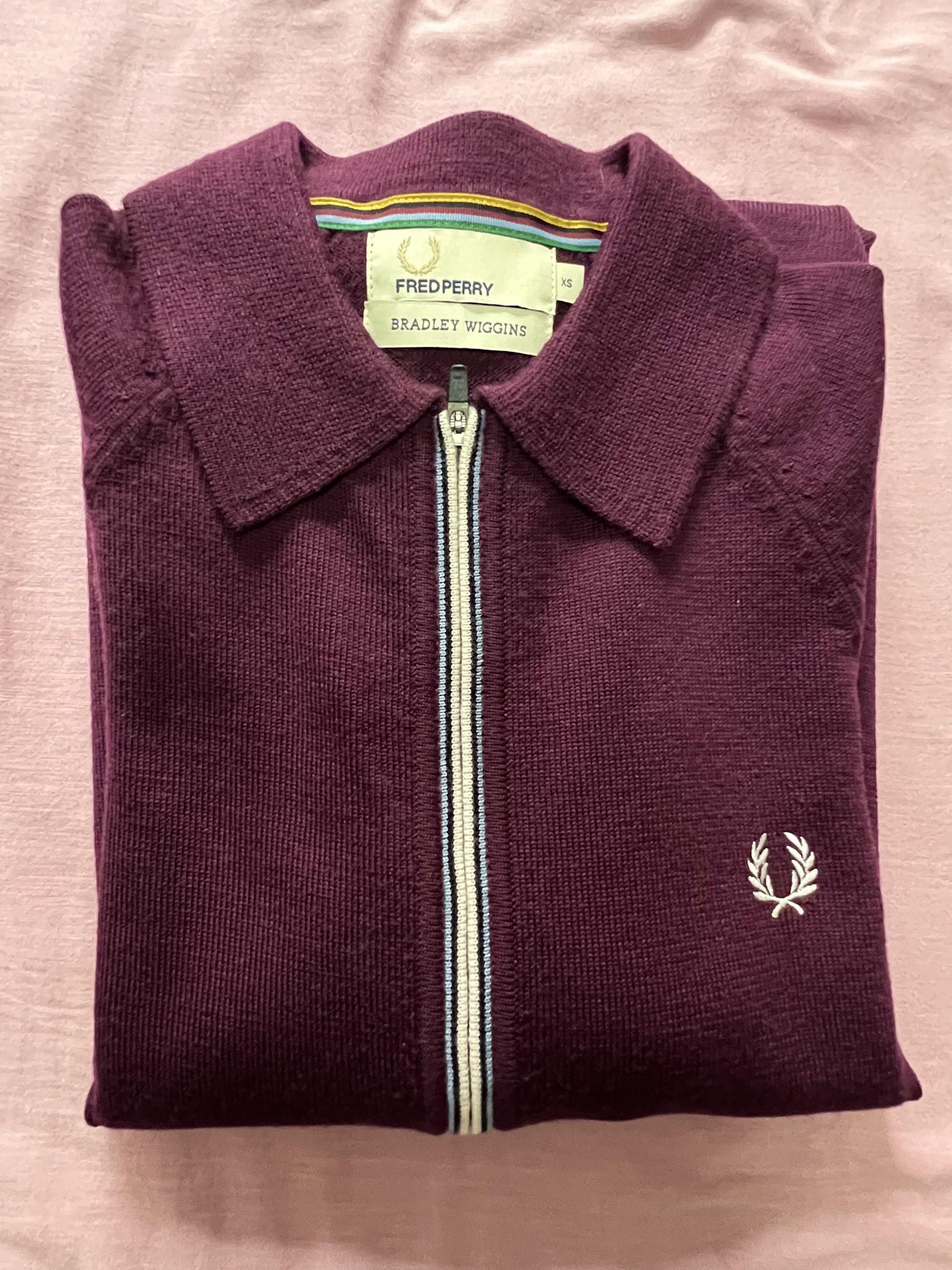 Fred Perry Fred Perry X Bradley Wiggins Merino Wool Cardigan Size US XS / EU 42 / 0 - 3 Thumbnail