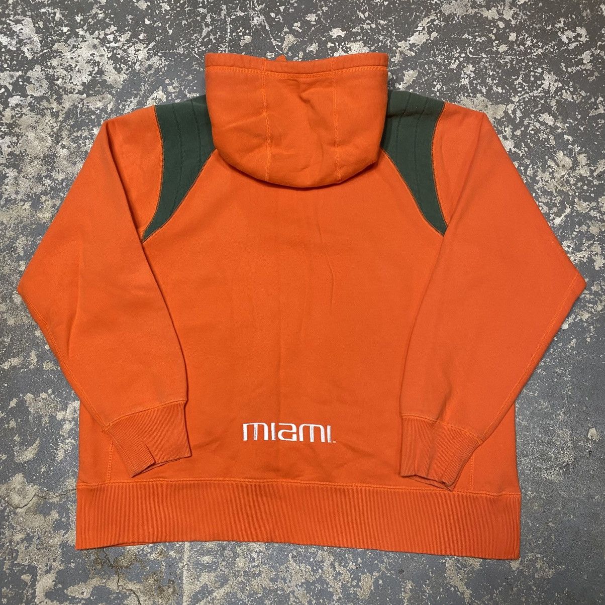 Nike × Vintage Vintage Nike Miami University Center Swoosh Hoodie Size US XL / EU 56 / 4 - 5 Thumbnail