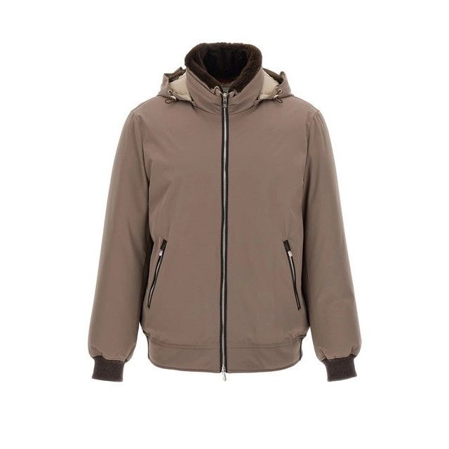 Brunello Cucinelli BRUNELLO CUCINELLI Gray Bomber Jacket New & Authentic (Men's Size US XXL / EU 58 / 5 - 1 Thumbnail