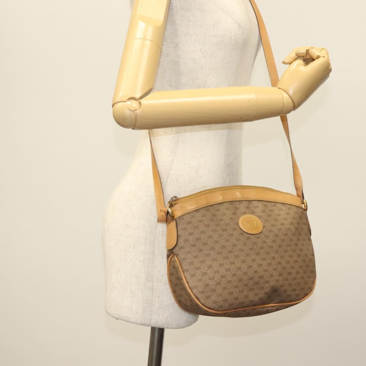 Gucci GUCCI Micro GG Supreme Shoulder Bag Pvc Beige Gold Size ONE SIZE - 25 Thumbnail