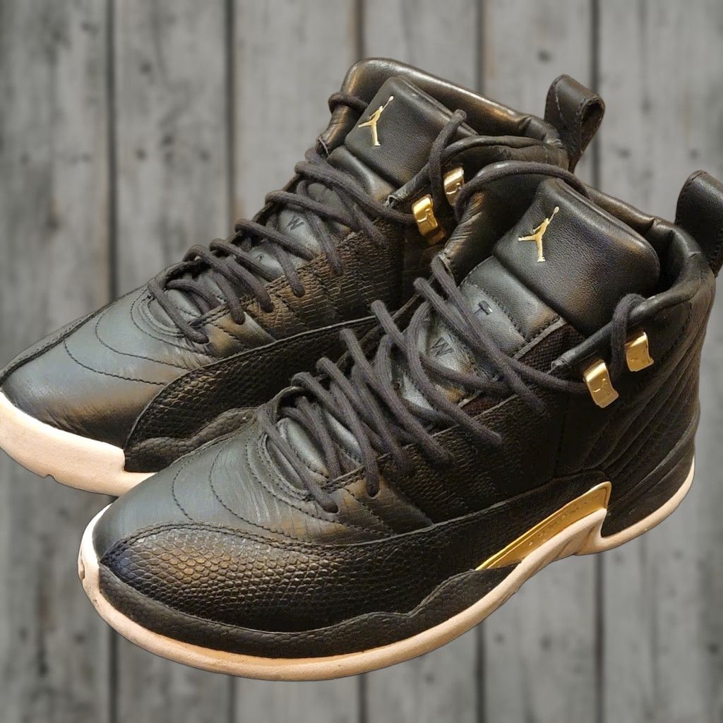 Jordan Brand Jordan | Air Jordan 12 | Retro | Reptile Black | 2019 | Size 8.5 | AO6068-007 | Women | Sneaker Size US 9 / IT 39 - 1 Thumbnail