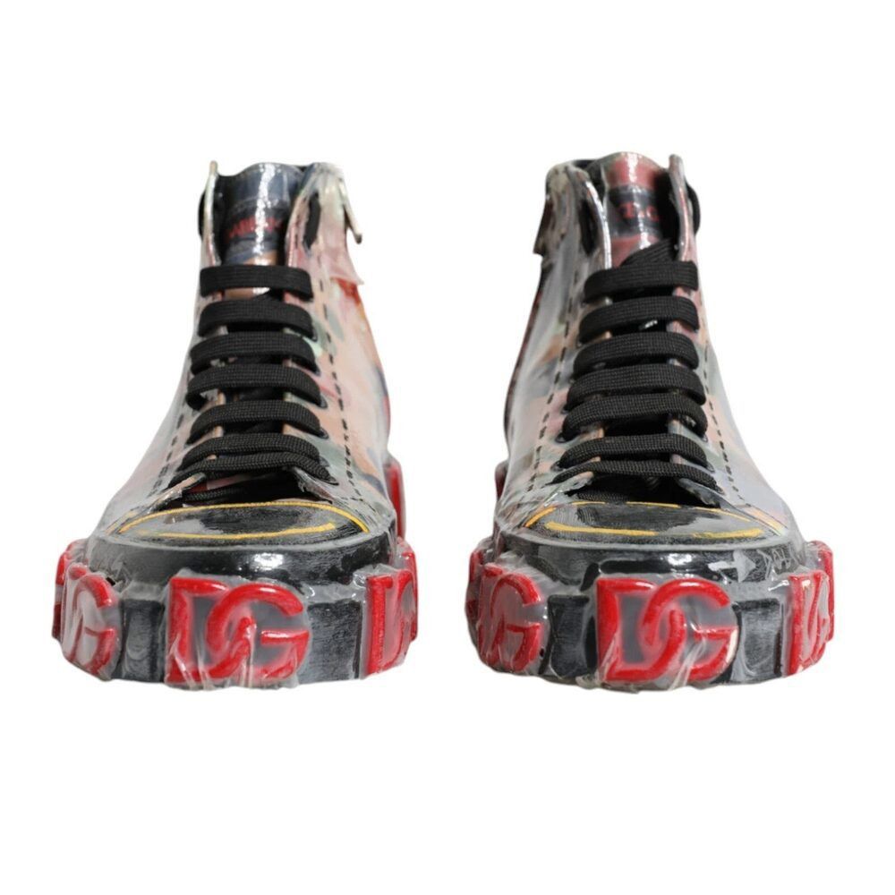 Dolce & Gabbana Dolce & Gabbana Multicolor Camouflage High Top Sneakers Shoe Size US 11 / EU 44 - 3 Thumbnail