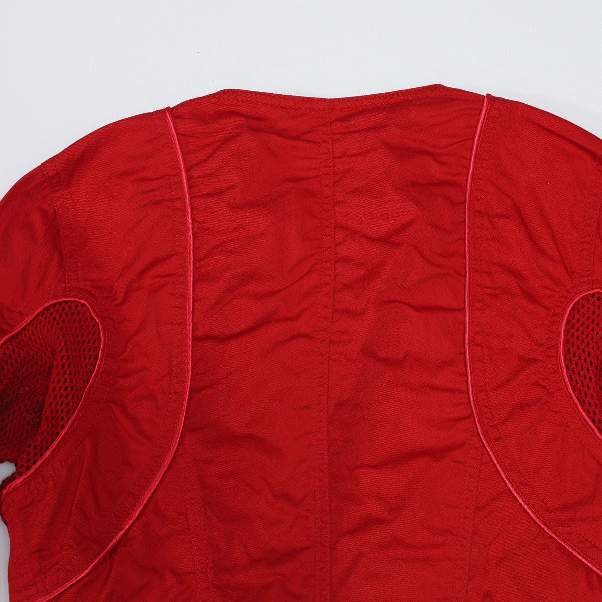 plein sud Plein Sud Jeans Vintage Red Sport Jacket Fishnet Size S / US 4 / IT 40 - 16 Thumbnail