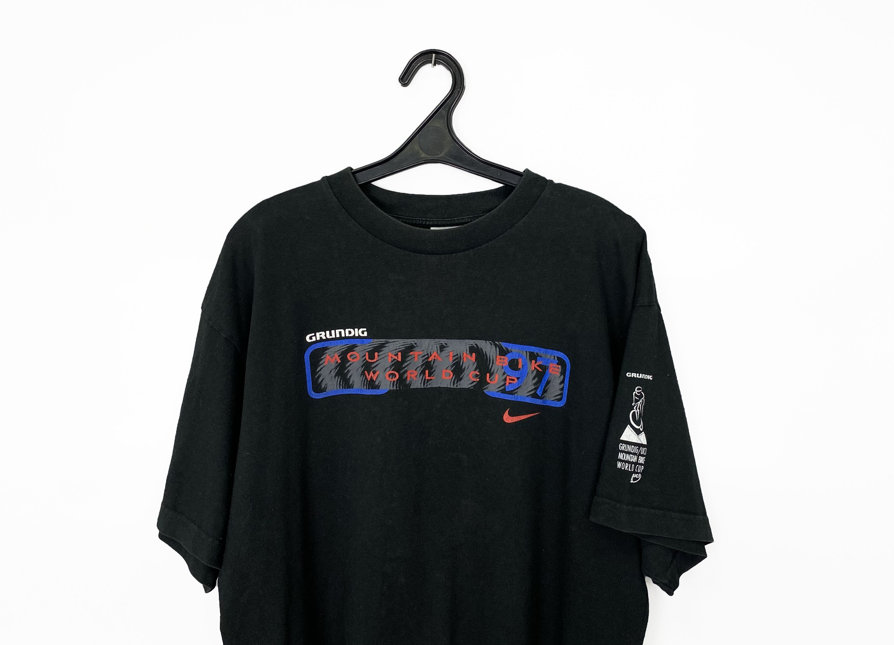 Nike Vintage 1997 NIKE Grundig Mountain Bike World Cup Cycling Size US L / EU 52-54 / 3 - 4 Thumbnail